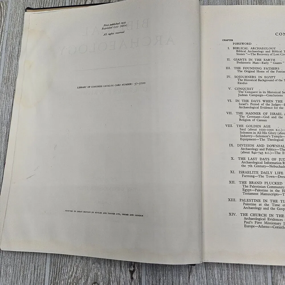Biblical Archaeology by G. Ernest‎ Wright 1957